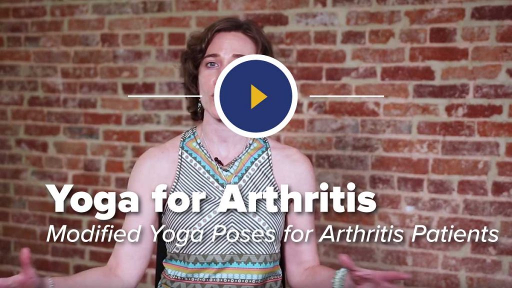 yoga for knee osteoarthritis - YouTube